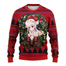 Emilia Purple Haired Re Zero Noel Mc Ugly Christmas Sweater Thanksgiving Gift Nearkii