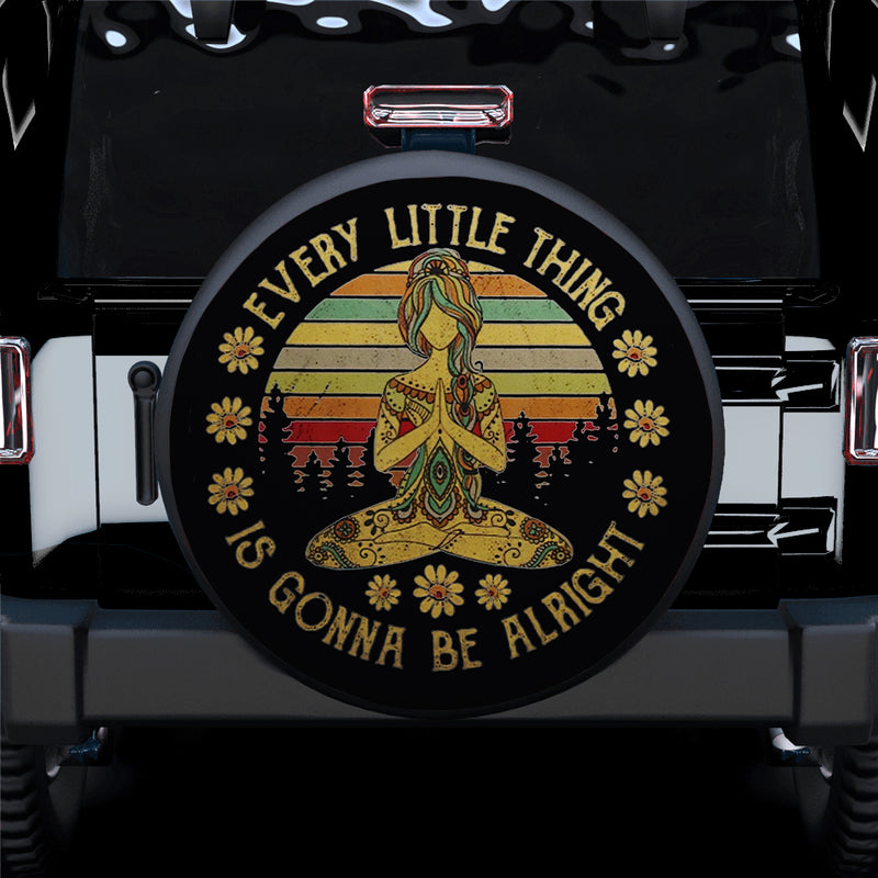 Every Little Is Gonna Be Alright Car Spare Tire Cover Gift For Campers Nearkii