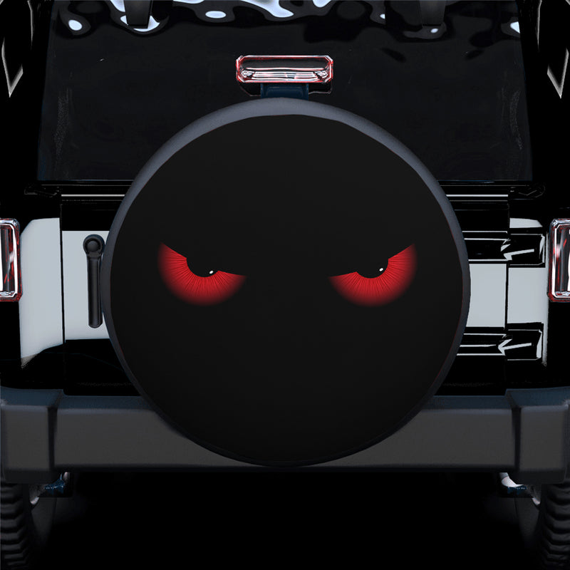 Evil Angry Red Eyes Funny Spare Tire Covers Gift For Campers Nearkii