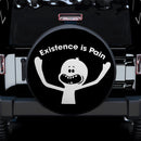 Existence Is Pain Funny Jeep Car Spare Tire Covers Gift For Campers Nearkii