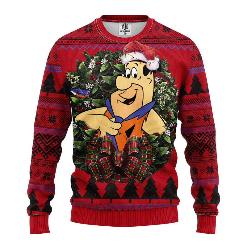 Flintstone Noel Mc Ugly Christmas Sweater Thanksgiving Gift Nearkii