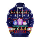 Owl Chritmas Cute Noel Mc Ugly Hoodie Blue Amazing Gift Idea Thanksgiving Gift Nearkii