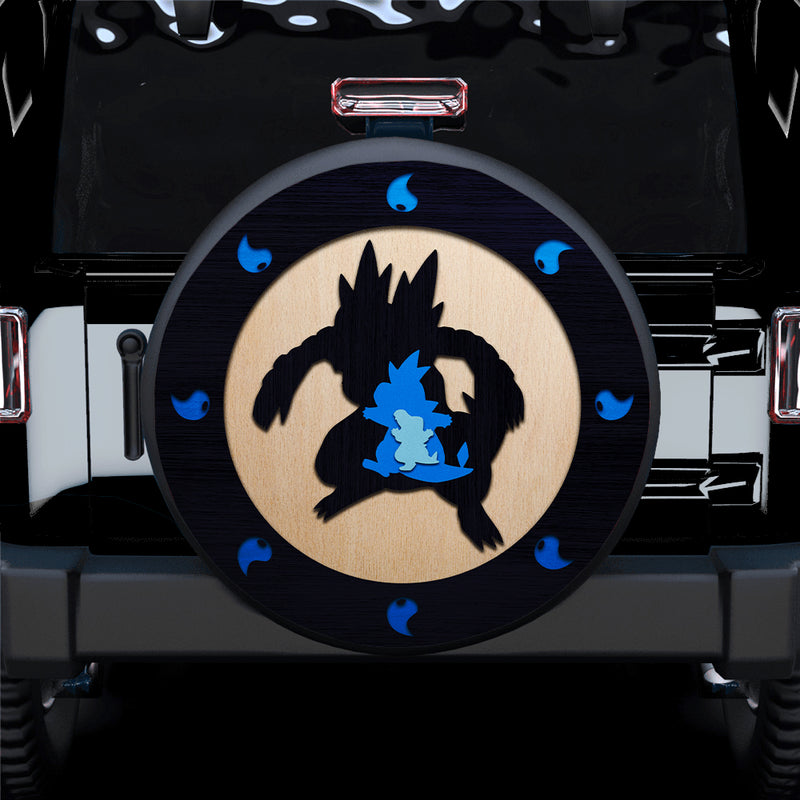 Feraligatr Pokemon Water Evolution Jeep Car Spare Tire Covers Gift For Campers Nearkii