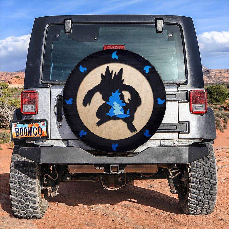 Feraligatr Pokemon Water Evolution Jeep Car Spare Tire Covers Gift For Campers Nearkii