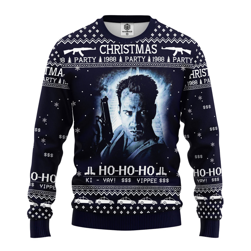 Die Hard Ugly Christmas Sweater Amazing Gift Idea Thanksgiving Gift Nearkii