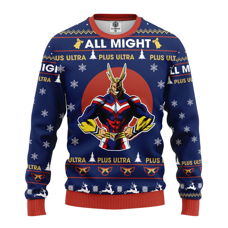 My Hero Academia Ugly Christmas Sweater Amazing Gift Idea Thanksgiving Gift Nearkii