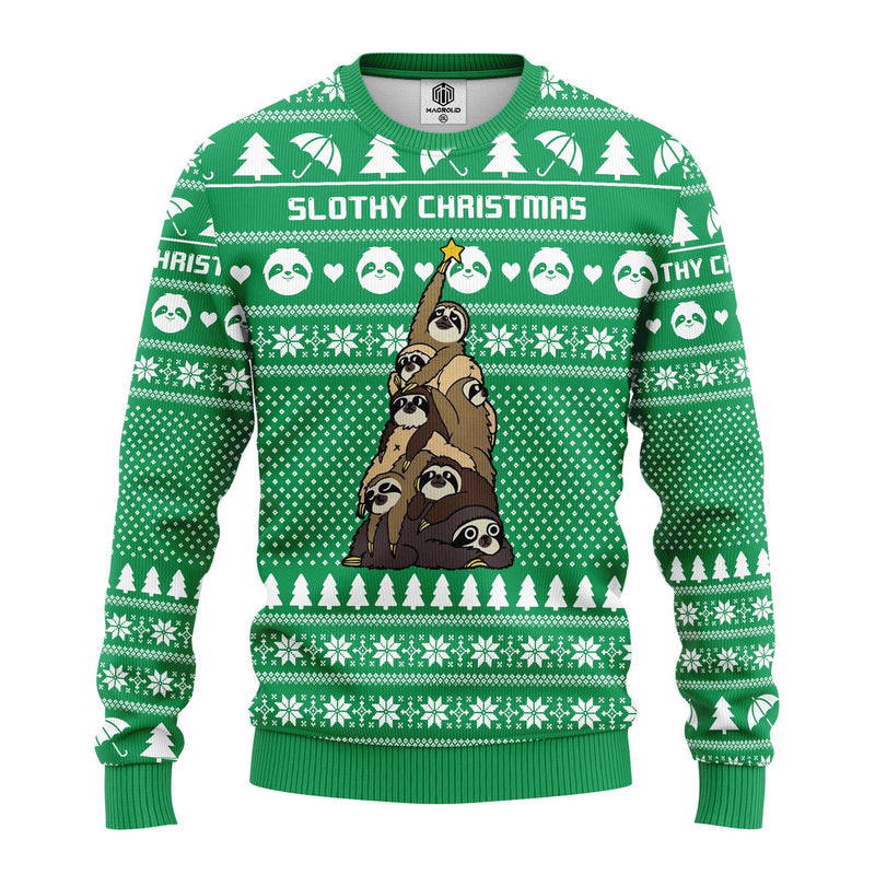 Sloth Tree Ugly Christmas Sweater Amazing Gift Idea Thanksgiving Gift Nearkii