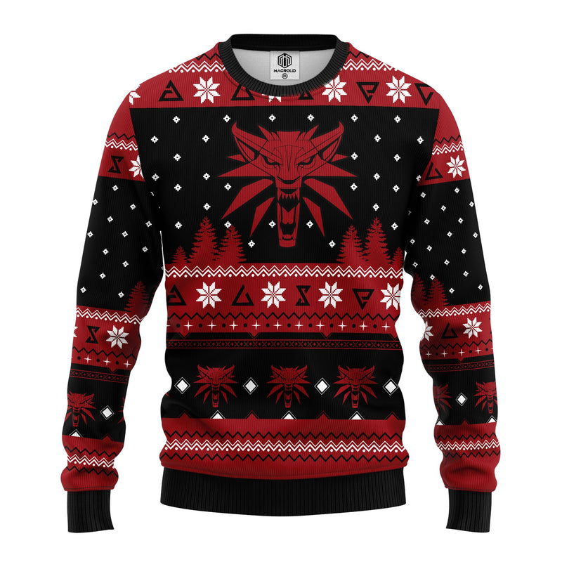 The Witcher Red Ugly Christmas Sweater Amazing Gift Idea Thanksgiving Gift Nearkii