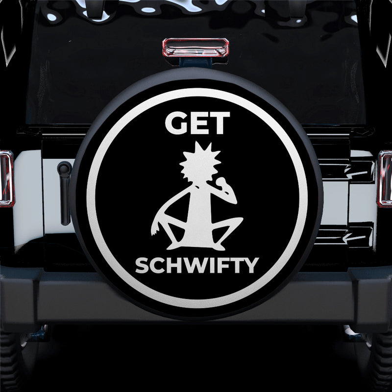 Get Schwifty Car Spare Tire Covers Gift For Campers Nearkii