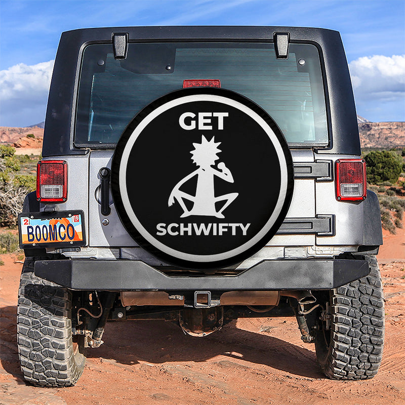 Get Schwifty Car Spare Tire Covers Gift For Campers Nearkii