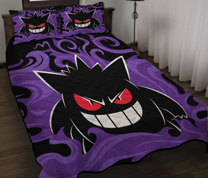 Gengar Pokemon Quilt Bed Sets Nearkii