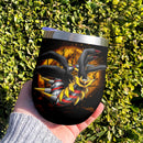 Giratina Moonlight Love You To Moon And Back Premium Wine Tumbler Nearkii
