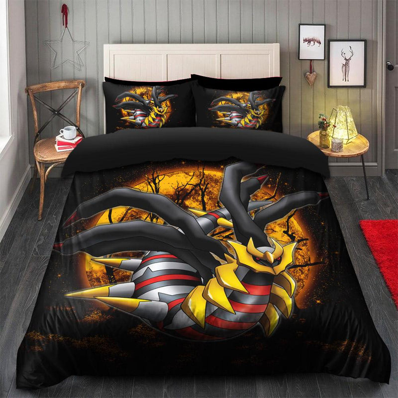 Pokemon Giratina Moonlight Bedding Set Duvet Cover And 2 Pillowcases Nearkii