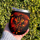 Giratina Legend Moonlight Love You To Moon And Back Premium Wine Tumbler Nearkii