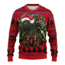 Godzilla Junior Chibi Noel Mc Ugly Christmas Sweater Thanksgiving Gift Nearkii