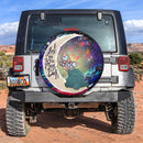 Godzilla Love You To The Moon Galaxy Spare Tire Covers Gift For Campers Nearkii