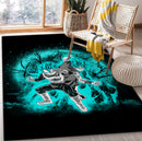 Goku Vegeta Moonlight Area Carpet Rug Home Decor Bedroom Living Room Decor Nearkii