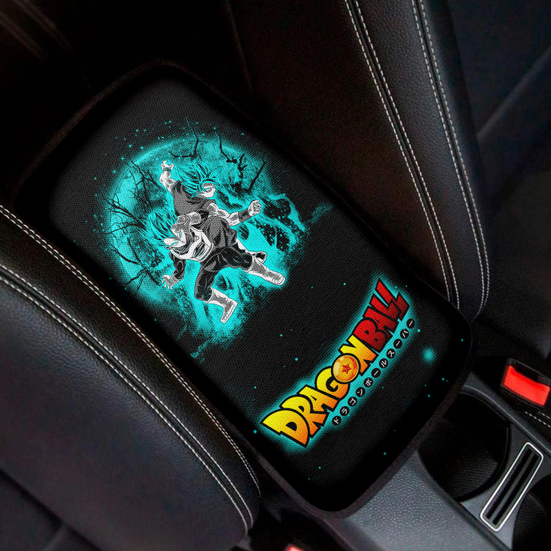 Goku Vegeta Moonlight Premium Custom Armrest Center Console Cover Car Accessories Nearkii