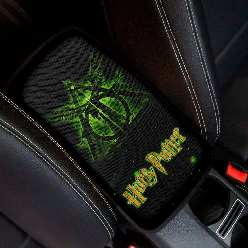 Harry Potter Moonlight Premium Custom Armrest Center Console Cover Car Accessories Nearkii