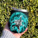 Goku Vegeta Moonlight Love You To Moon And Back Premium Wine Tumbler Nearkii