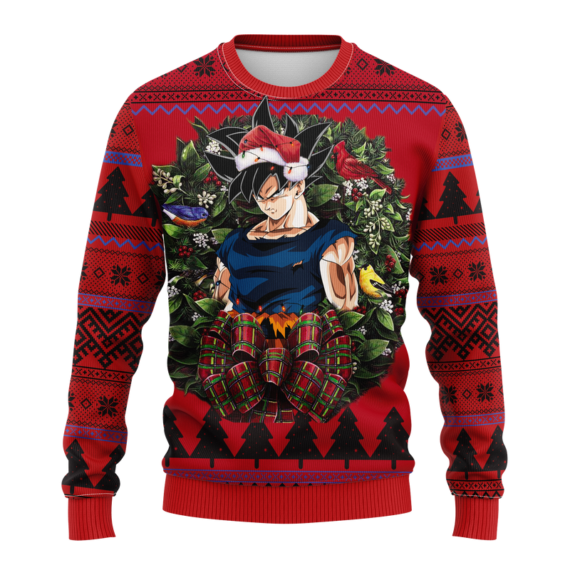 Goku Ultra Instinct Sign Shintani Noel Mc Ugly Christmas Sweater Thanksgiving Gift Nearkii