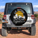 Go Outside Bigfoot Jeep Car Spare Tire Cover