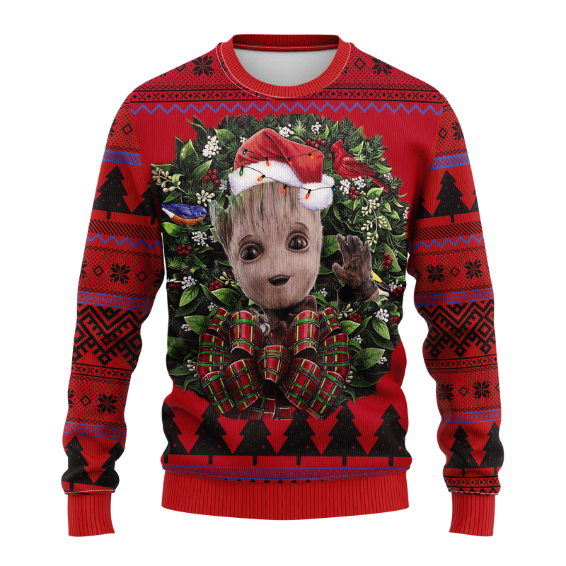 Groot 2 Guardians Of The Galaxy Noel Mc Ugly Christmas Sweater Thanksgiving Gift Nearkii