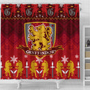 Premium Gryffindor Harry Potter Christmas Shower Curtain Nearkii