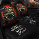 Moonlight Halloween Horror Movies Ride Jeep Funny Premium Custom Car Seat Covers Decor Protectors Nearkii