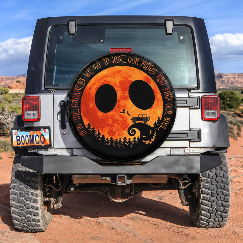 Halloween Jeep Into The Darkness We Go Christmas Gift Spare Tire Cover Gift For Campers Nearkii