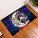 Harry Potter Chibi Love You To The Moon Galaxy Back Doormat Home Decor Nearkii