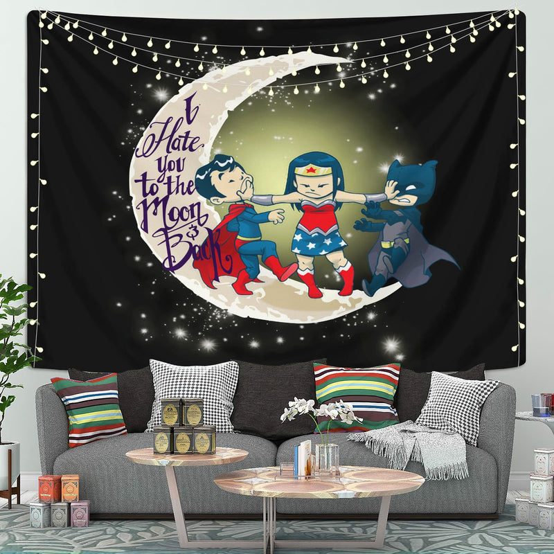 Heroes Funny Love You To The Moon Tapestry Room Decor Nearkii