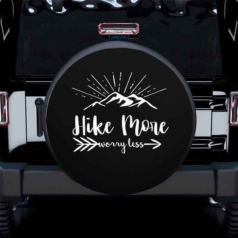 Hike More, Worry Less Mountains (ANY COLOR) Spare Tire Covers Gift For Campers Nearkii