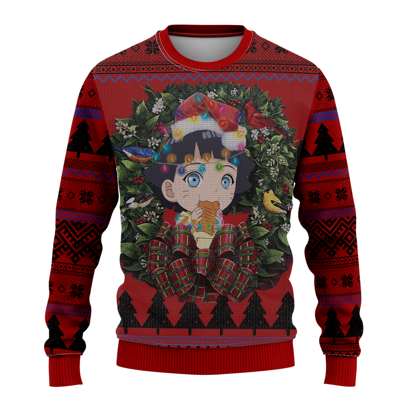 Himawari Crayon Shinchan Mc Ugly Christmas Sweater Thanksgiving Gift Nearkii