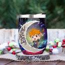 Hinata Haikyuu Love You To Moon And Back Premium Wine Tumbler Nearkii