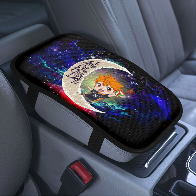 Hinata Haikyuu Love To Moon Back Galaxy Premium Custom Armrest Center Console Cover Car Accessories Nearkii