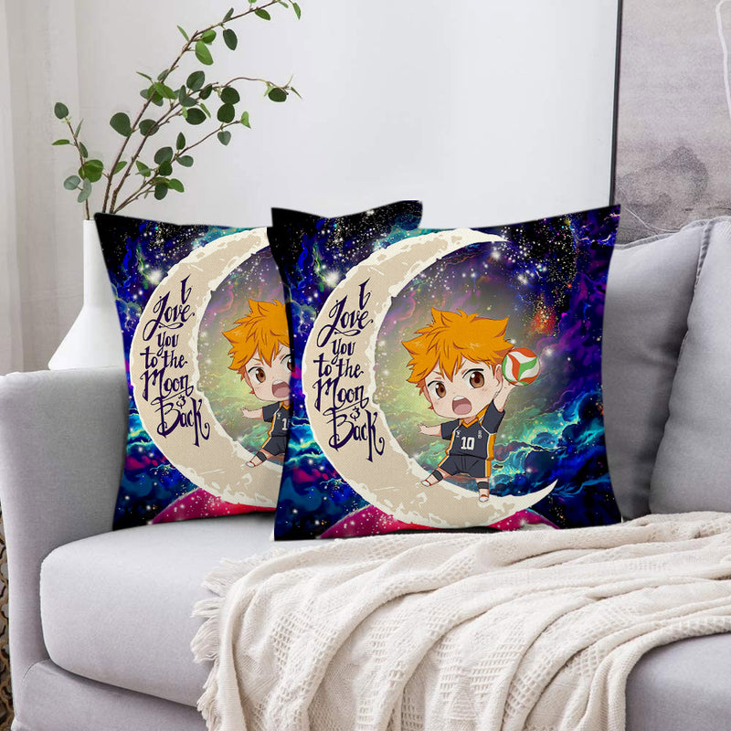 Hinata Haikyuu Love You To The Moon Galaxy Pillowcase Room Decor Nearkii