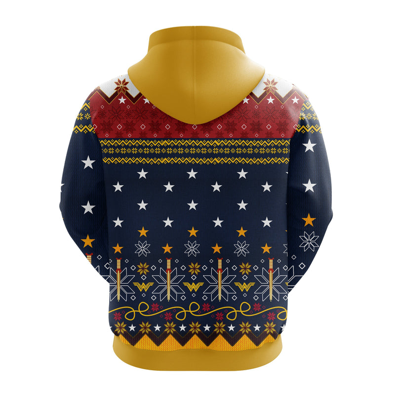 Wonder Woman Christmas Cute Noel Mc Ugly Hoodie Amazing Gift Idea Thanksgiving Gift Nearkii