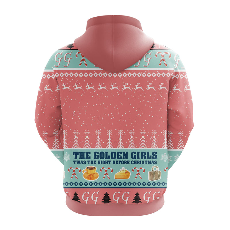 Golden Girls Pink Christmas Cute Noel Mc Ugly Hoodie Amazing Gift Idea Thanksgiving Gift Nearkii