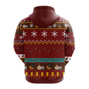 Dog 3D Halloween Cute Noel Mc Ugly Hoodie Zip Red Brown 1 Amazing Gift Idea Thanksgiving Gift Nearkii