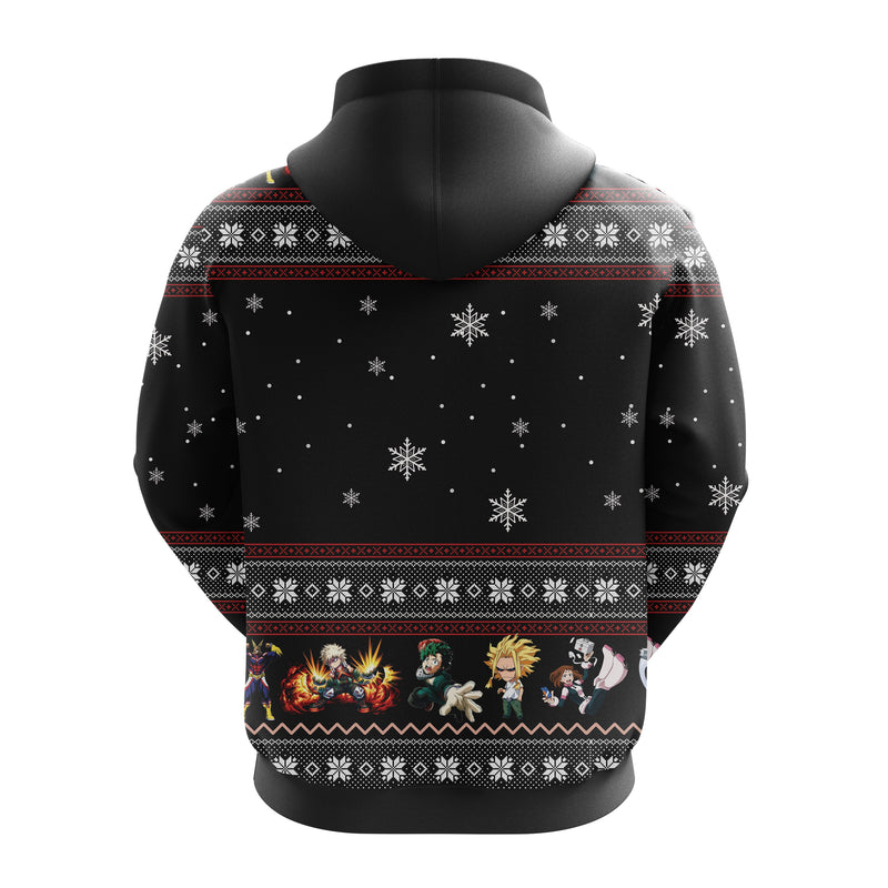 My Hero Academia Christmas Cute Noel Mc Ugly Hoodie Amazing Gift Idea Thanksgiving Gift Nearkii