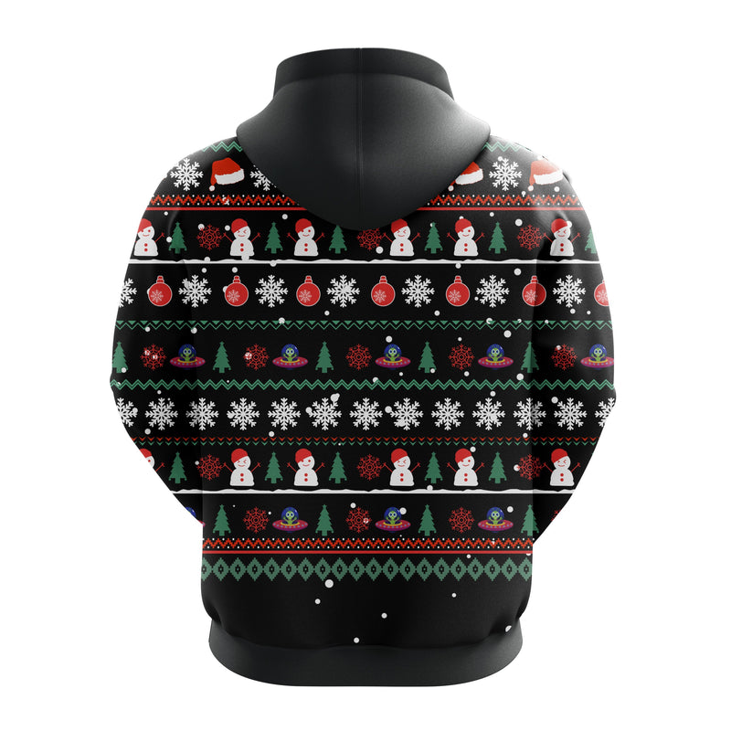 Alien Santa Christmas Cute Noel Mc Ugly Hoodie Amazing Gift Idea Thanksgiving Gift Nearkii