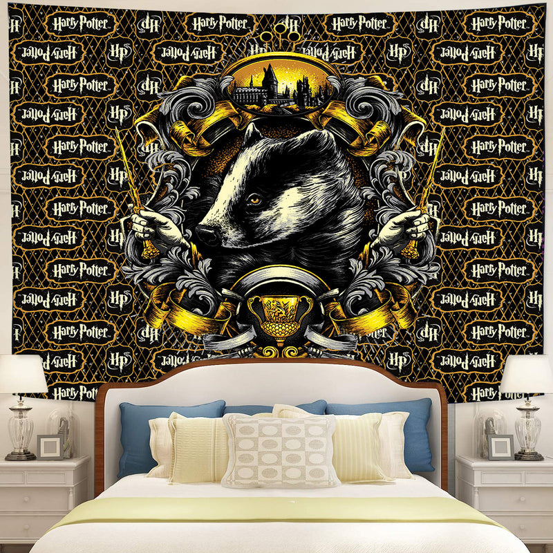 Hufflepuff Harry Potter style 1 Tapestry Room Decor Nearkii