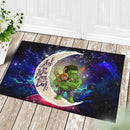 Hulk And Loki Love You To The Moon Galaxy Back Doormat Home Decor Nearkii