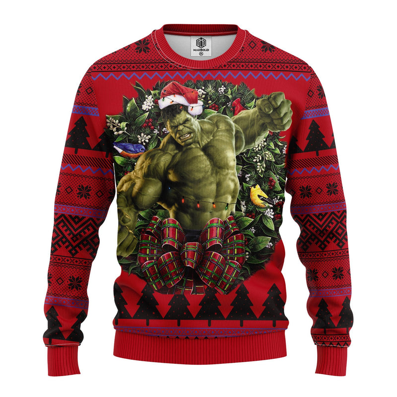 Hulk Noel Mc Ugly Christmas Sweater Thanksgiving Gift Nearkii