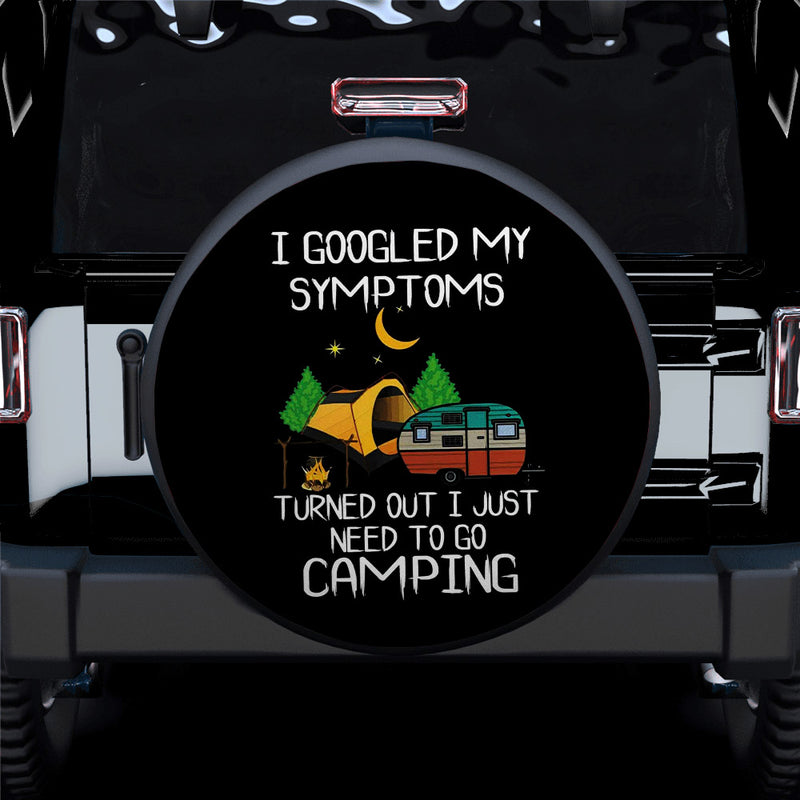 I Google My Symptoms Car Spare Tire Covers Gift For Campers Nearkii