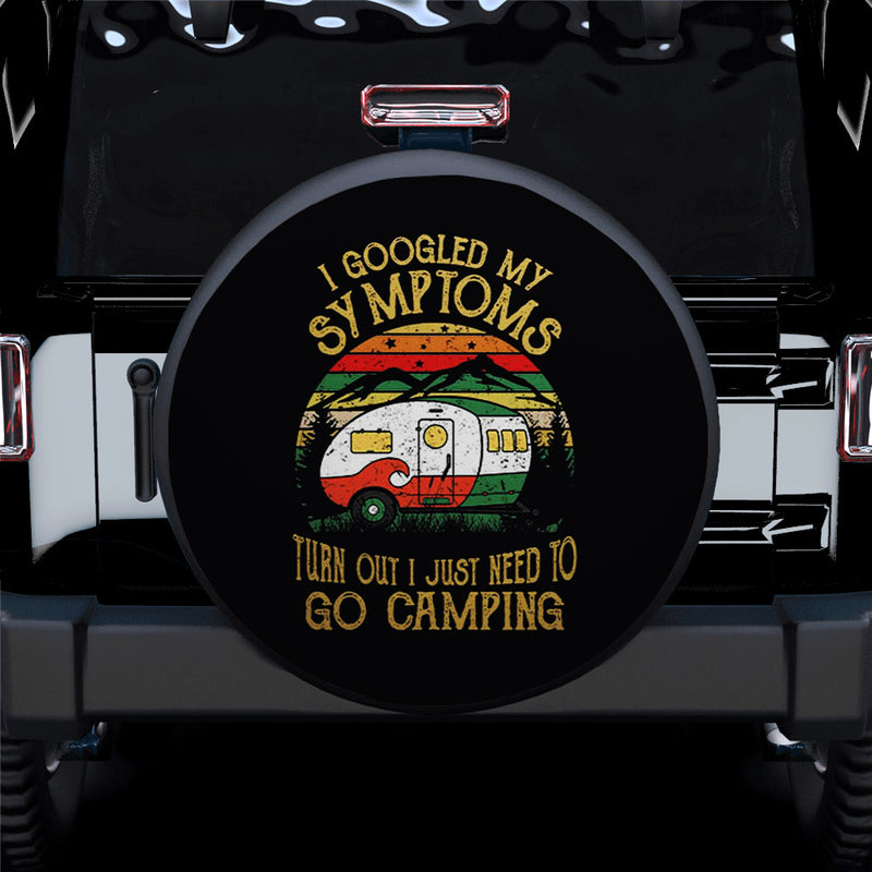 My Symptoms Car Spare Tire Covers Gift For Campers Nearkii