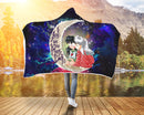 Inuyasha Love You To The Moon Galaxy Economy Hooded Blanket Nearkii