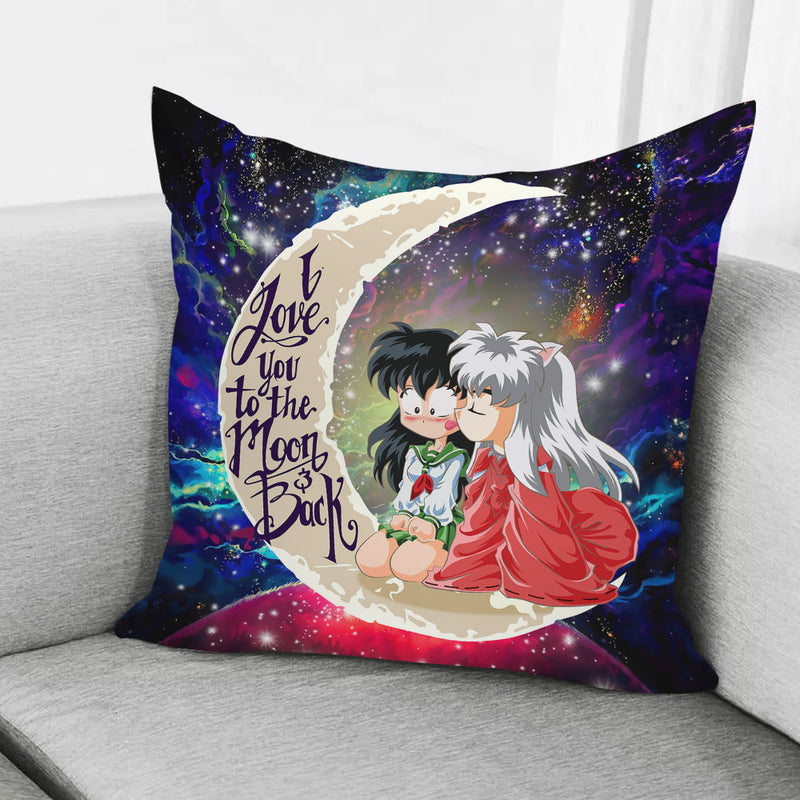 Inuyasha Love You To The Moon Galaxy Pillowcase Room Decor Nearkii