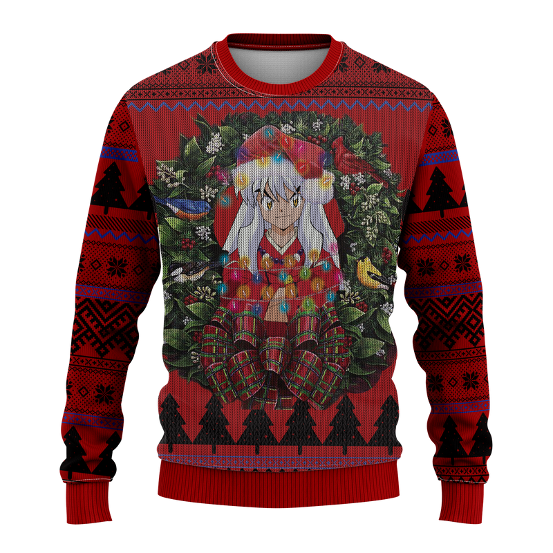 Inuyasha Mc Ugly Christmas Sweater Thanksgiving Gift Nearkii